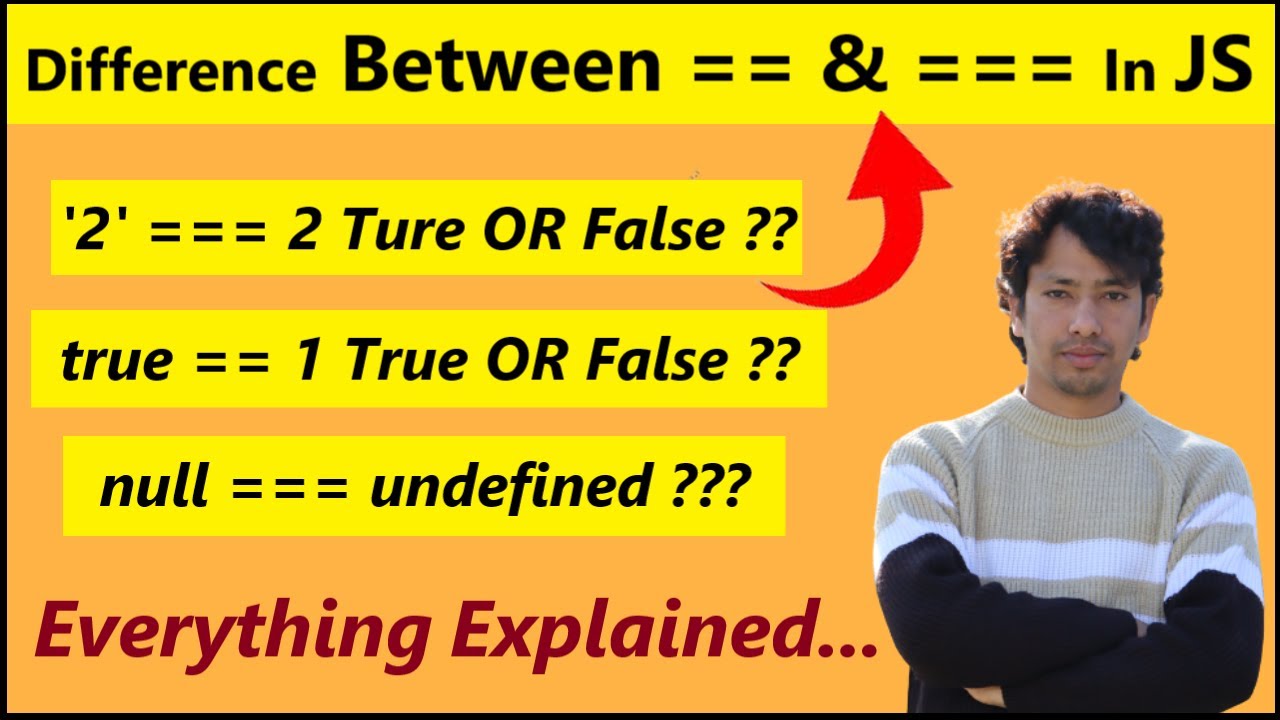 What is Difference between == and === in JavaScript | CSEtutorials ...