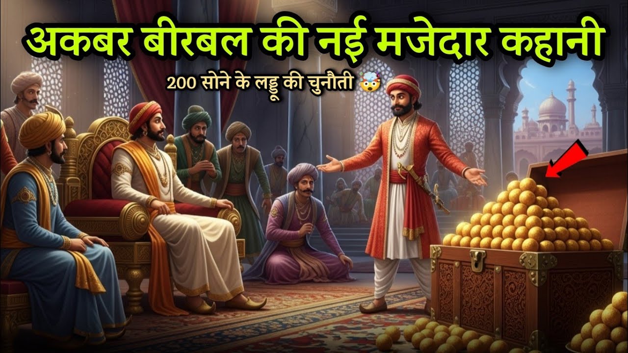 200 सोने के लड्डू लाओ 🤯 बीरबल ने जहर क्यों खाया? 🤔 Akbar Birbal Story