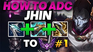 How to play Jhin ADC in low Elo - Jhin ADC Gameplay | Iron to Master #1