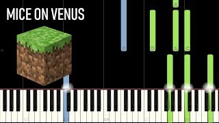 Video thumbnail of "Minecraft - Mice On Venus (Piano Tutorial) [Synthesia]"