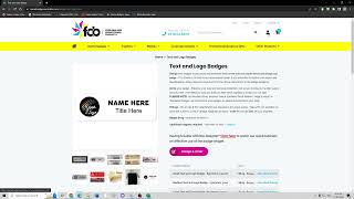 Creating a new badge template