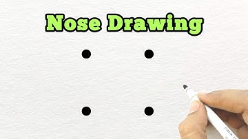 Beautiful Nose 👃 Drawing | How to Draw Nose Step By Step | Easy Nose Drawing Tutorial | Drawing 