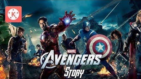 Avengers story cinematic intro in Kinemaster app  😎