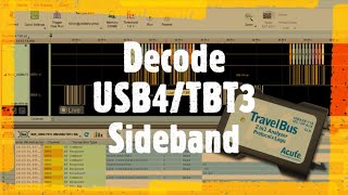USB4/TBT3 Sideband (SB) Channel Decode (Live mode) - TB3016F Logic Analyzer - Acute Technology Inc.