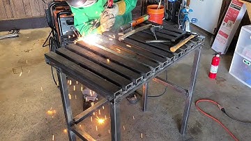 Building A Welding Table Time Lapse