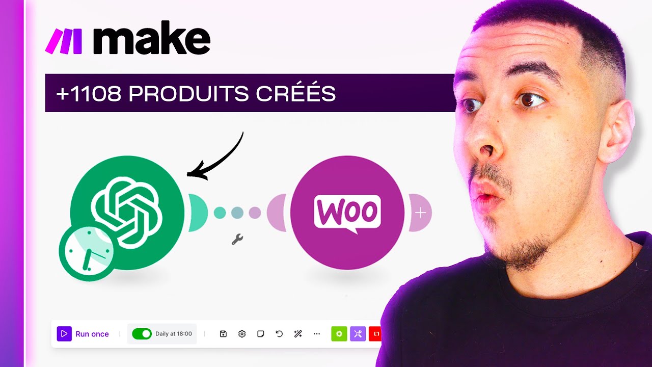 Automatiser la création de +1000 produits WooCommerce sur Make