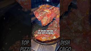 The top ten best deep dish pizza spots in Chicago?#chicago #chicagofood #pizza #deepdishpizza