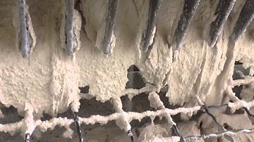 K Rend Product Testing on spray render machine.