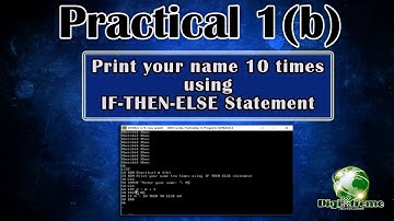 Computer Practical 1(b) - Class IX 2021