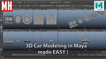 3D Car Modeling in Maya 2020 made Easy ! Part #12