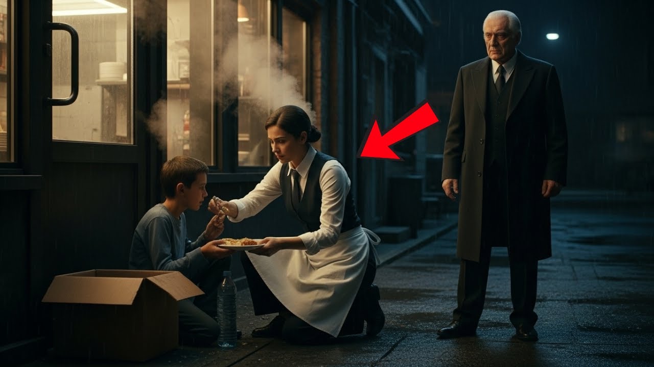 Waitress Feeds Hungry Boy—Unaware He’s The Mafia Boss’s Only Son