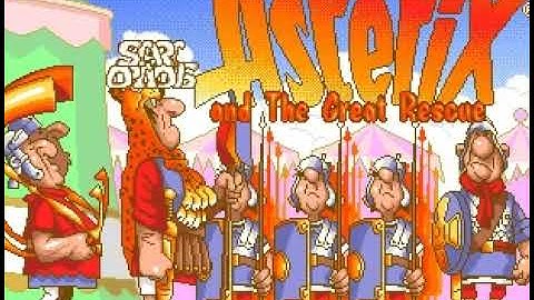 Asterix and the Great Rescue Intro Sega Genesis