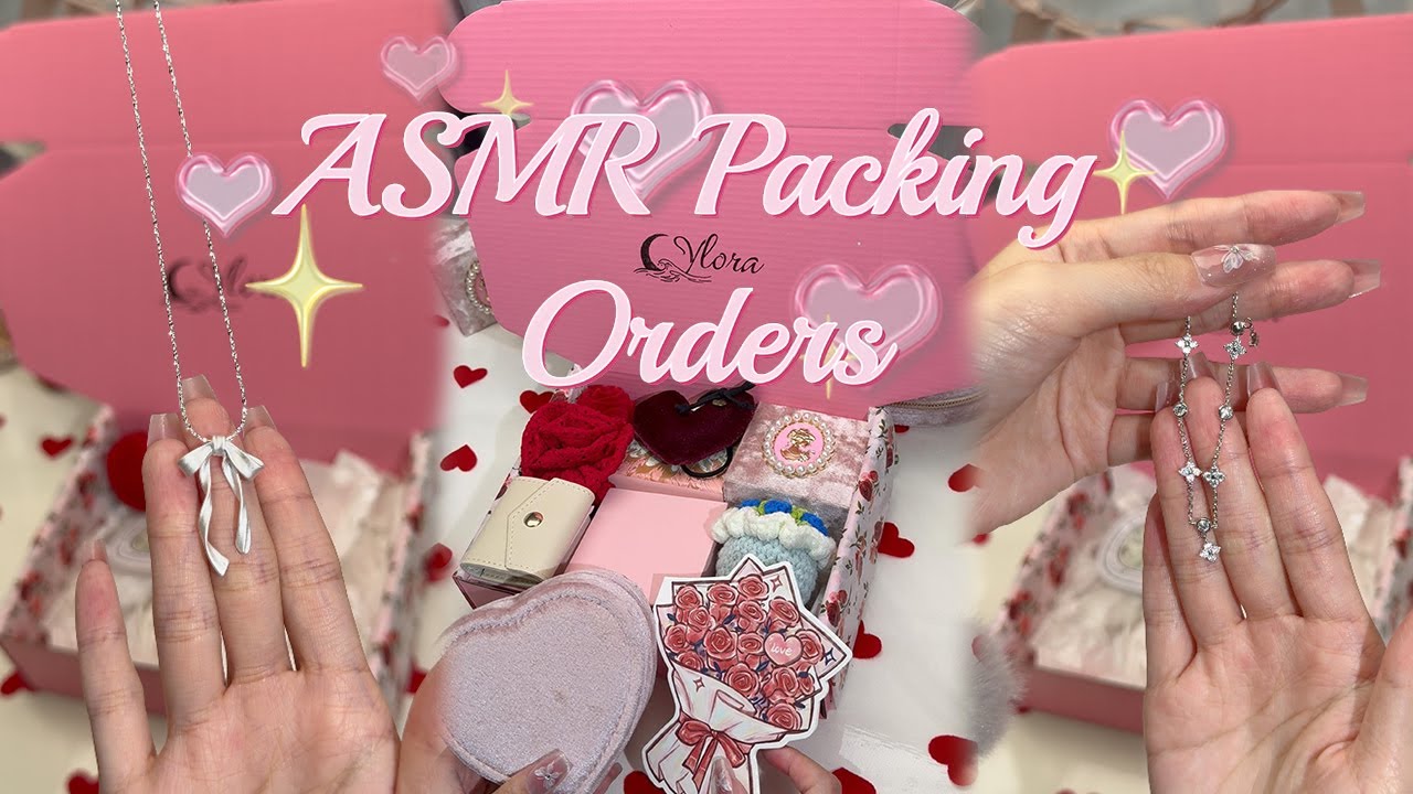 ASMR Packing Orders: Chic Valentine’s Orders with Timeless Jewelry 💓🎁 