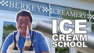 Eating at Ben and Jerry's Ice Cream - Penn State's Berkey Creamery!