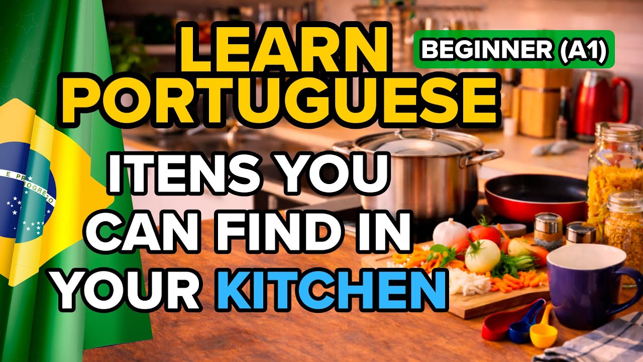 Всё, что есть на вашей кухне (на португальском языке) 🇧🇷 | 50 слов, которые нужно знать (Часть 1)