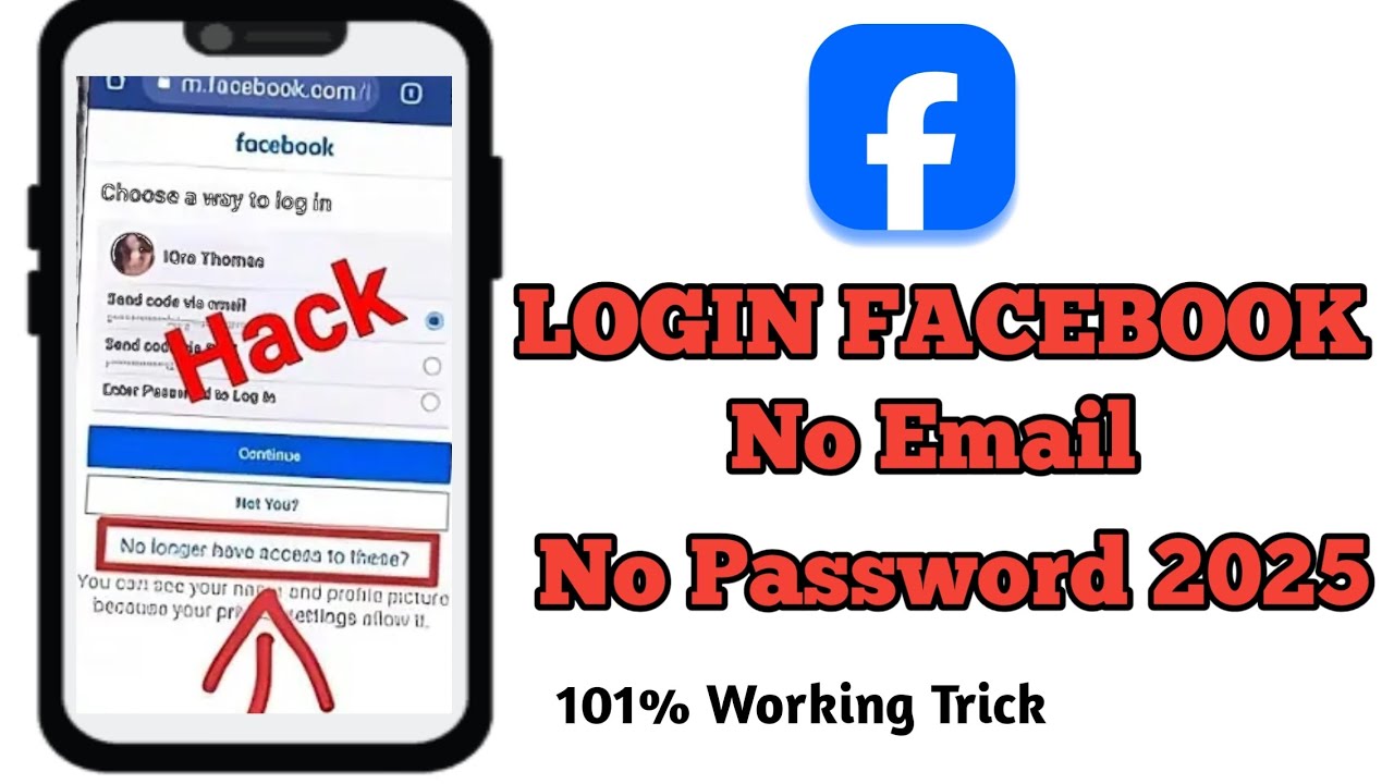How To Login Facebook Account Whitout Email And Phone Number 2025