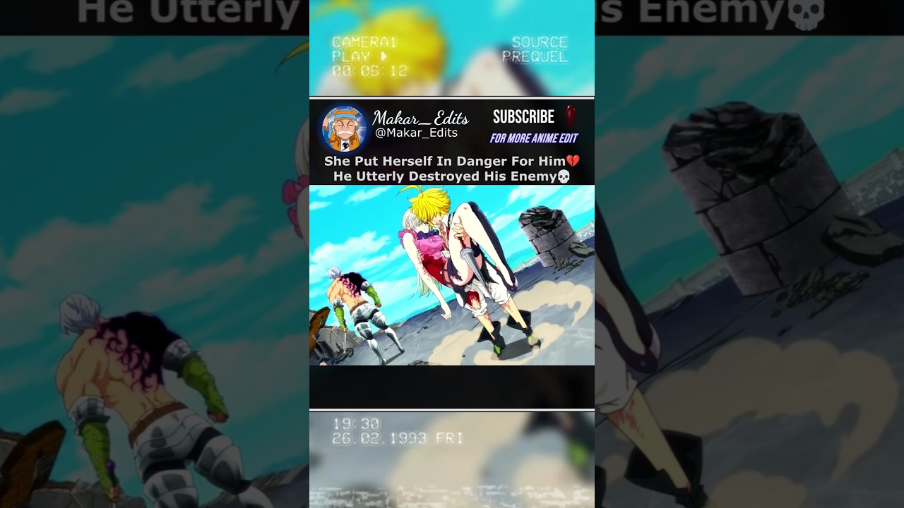 She Put Herself In Danger For Him💔 He Utterly Destroyed His Enemy💀 