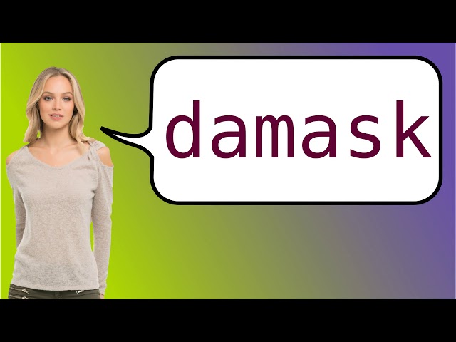 Como dizer 'Damasco' em ingles? 