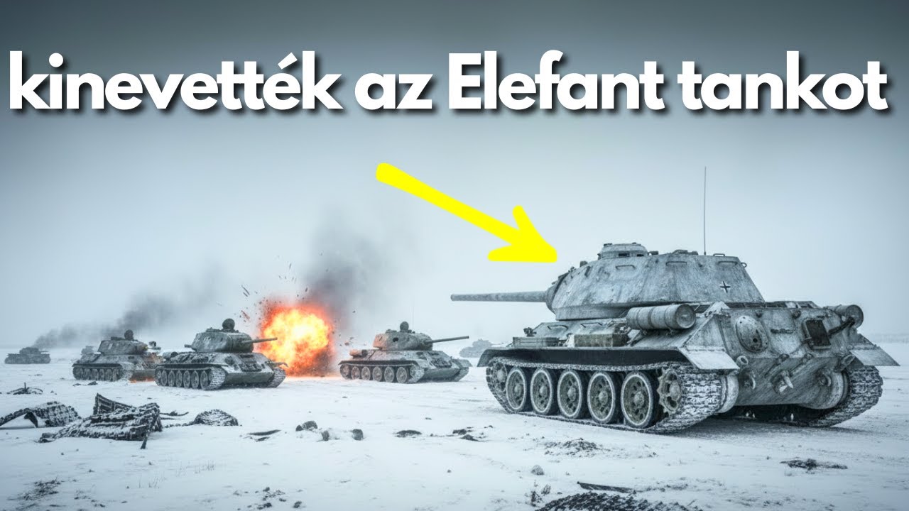A szovjetek kinevették a német Elefant tankot – amíg az egymaga szét nem lőtt 22 T-34-est