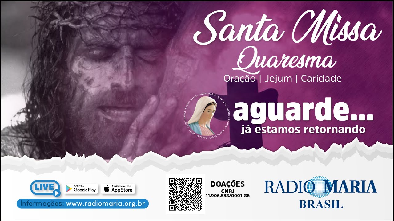 Santa Missa Rádio Maria Brasil SegundaFeira 21/03/2022 YouTube