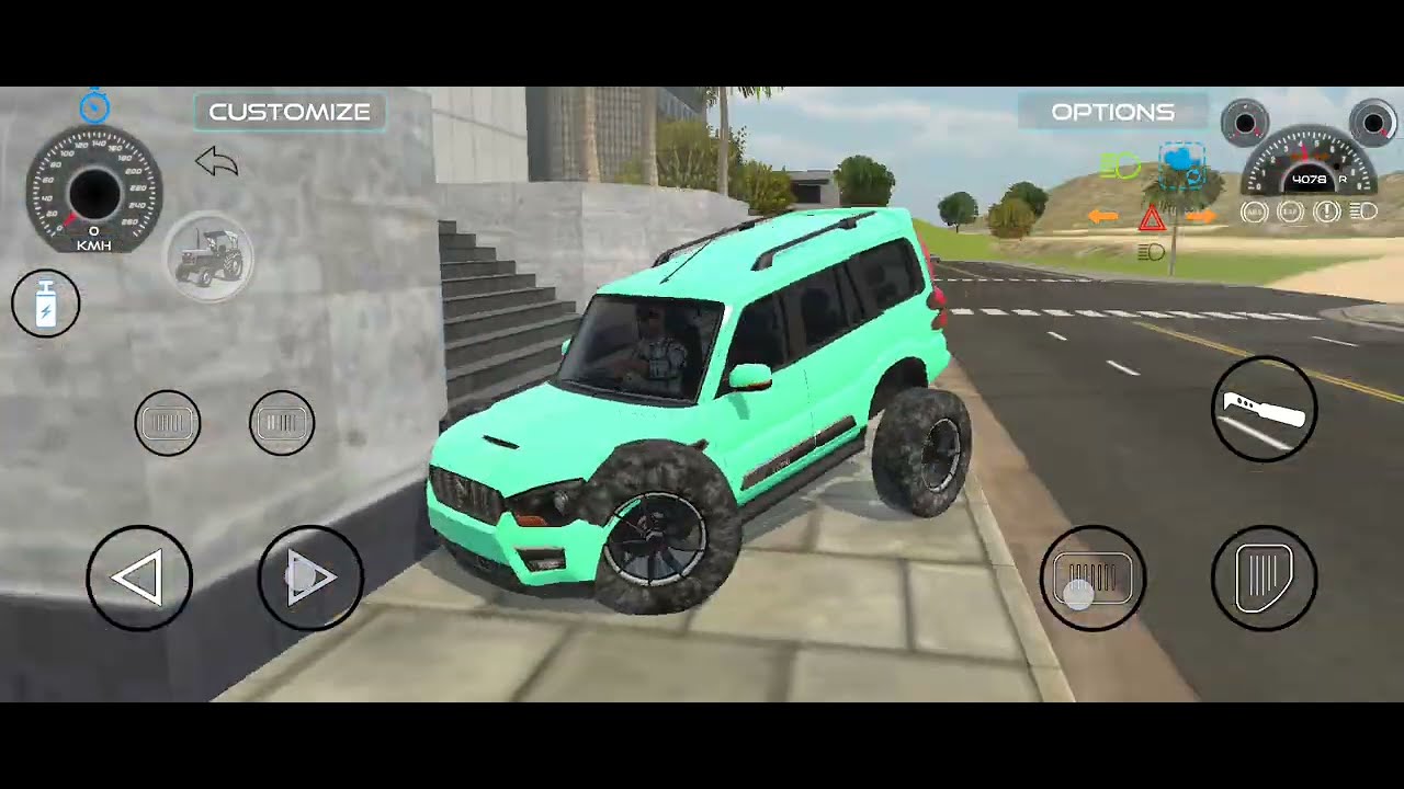 Mahindra Scorpio drive With Big Size of Wheels