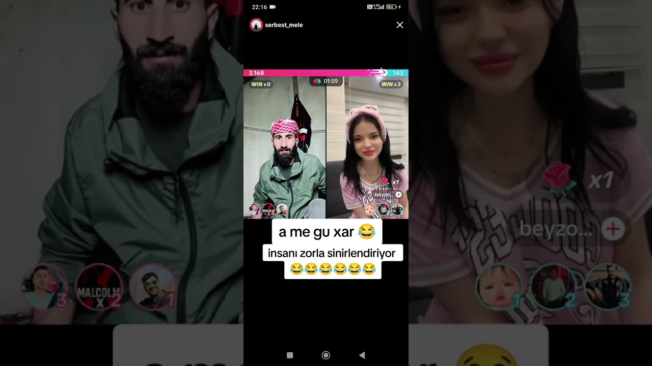 Serbest Mele and TikTok PK Battle #serbestmele #tiktok