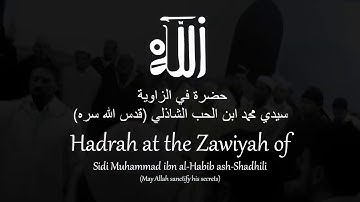 حضرة Hadrah - Tariqah Shadhili-Darqawi-Habibi at the zawiyah of Sidi Muhammad ibn al-Habib ق