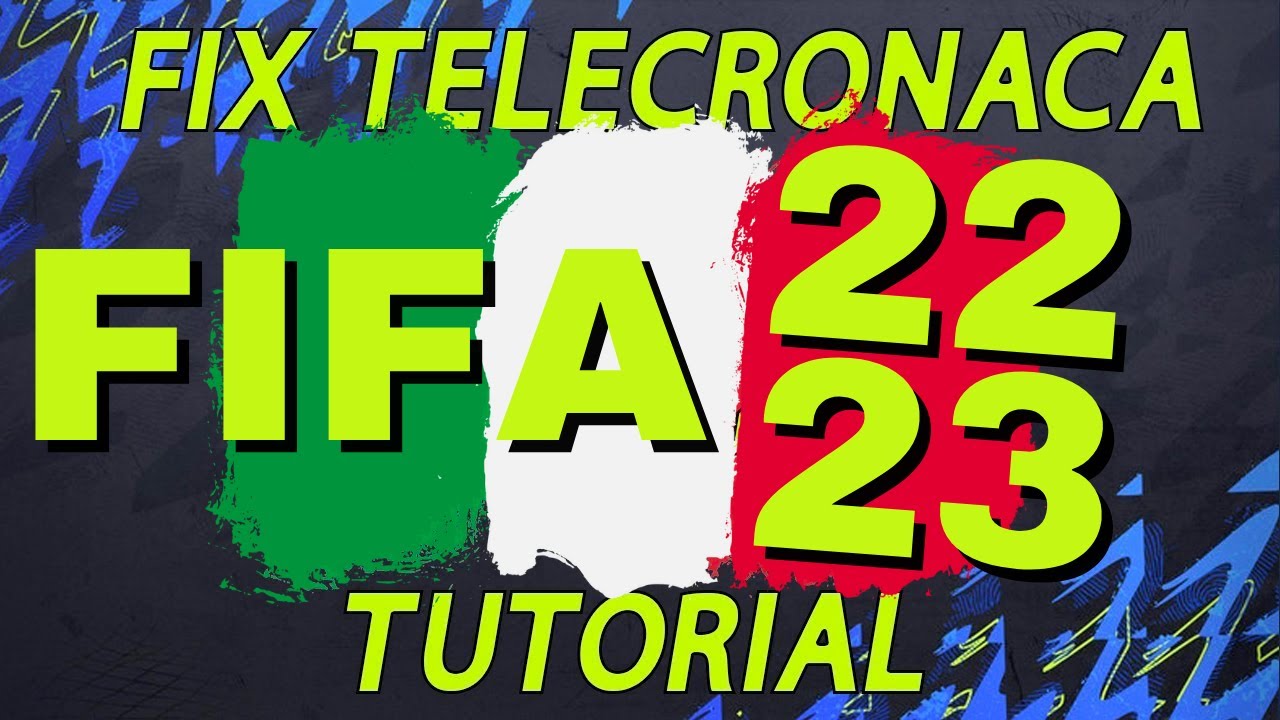 GUIDA COME AGGIUNGERE LA TELECRONACA ITALIANA IN FIFA 23 PS4/PS5 (Versione Europea)