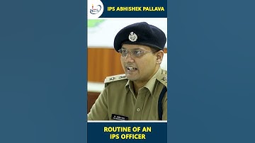 Routine Of An IPS Officer | IPS Abhishek Pallava #viralshort #shorts