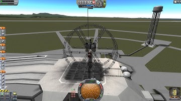 KSP Upside down and spin .90