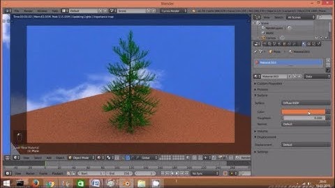 Quick Review:  Create a Tree in Blender