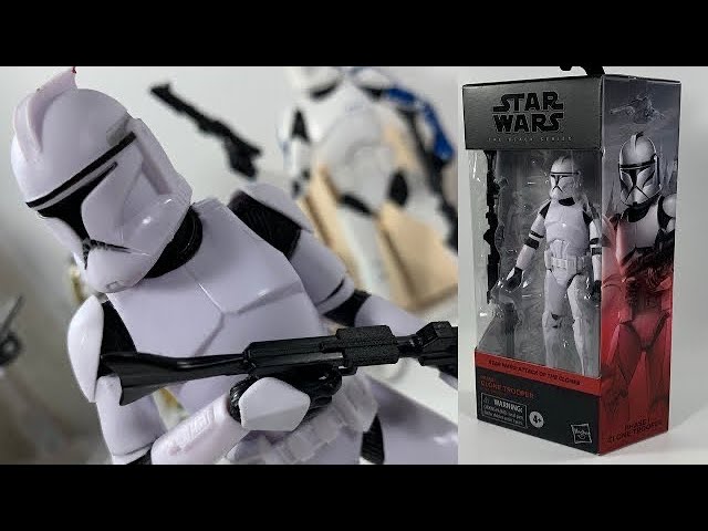 AOTC Phase 1 Clone Trooper Brand New Star Wars Black Series 6" Figure 