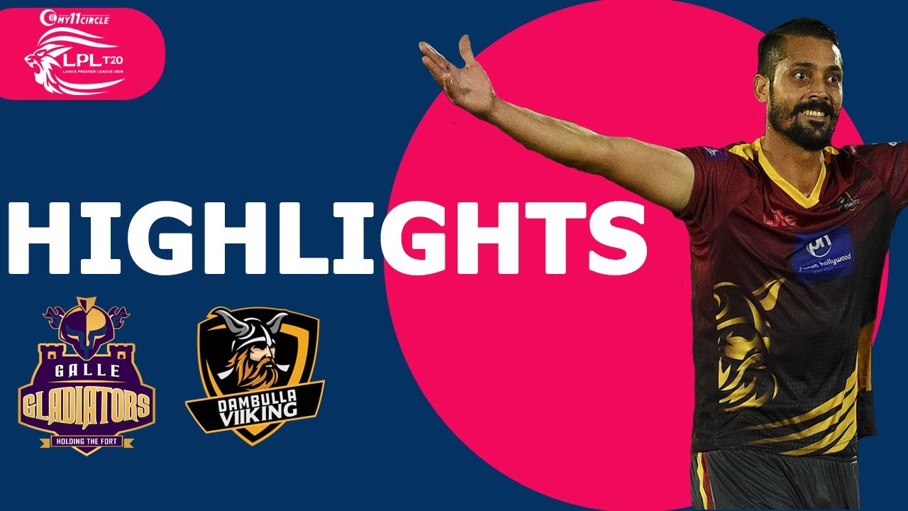 Viiking In To Semi-Final | Dambulla Viiking vs Galle Gladiators - Highlights | LPL2020 - Match 12