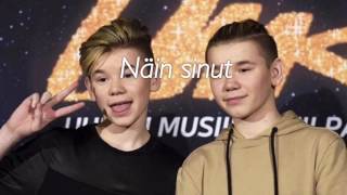 Video thumbnail of "Marcus & Martinus - Gæærn (finnish lyrics)"