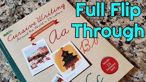 Cursive Writing Around the World in 26 Letters (Flip Through)