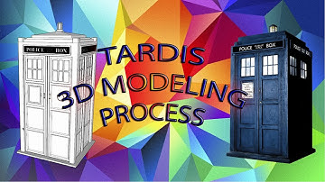 TARDIS Full 3D Modeling Process