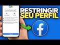 COMO RESTRINGIR PERFIL NO FACEBOOK E AUMENTAR SUA PRIVACIDADE (PASSO A PASSO SIMPLES)