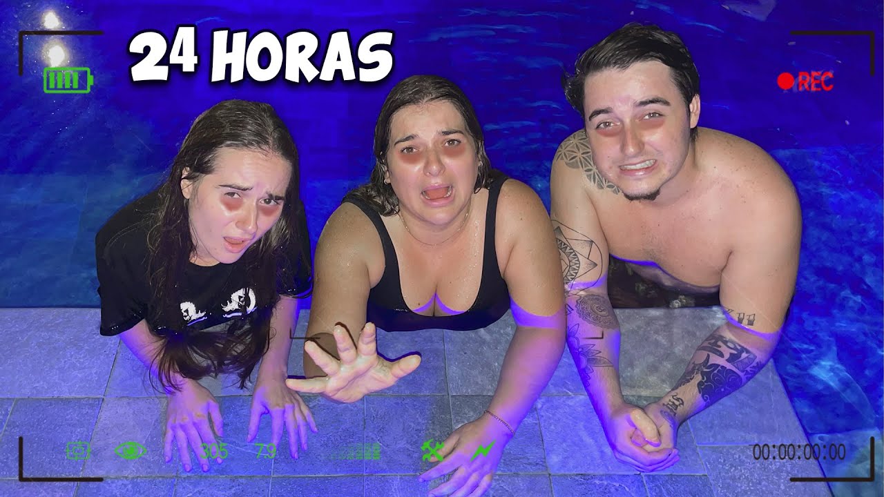 PASSAMOS A NOITE NA PISCINA! (brigamos???)