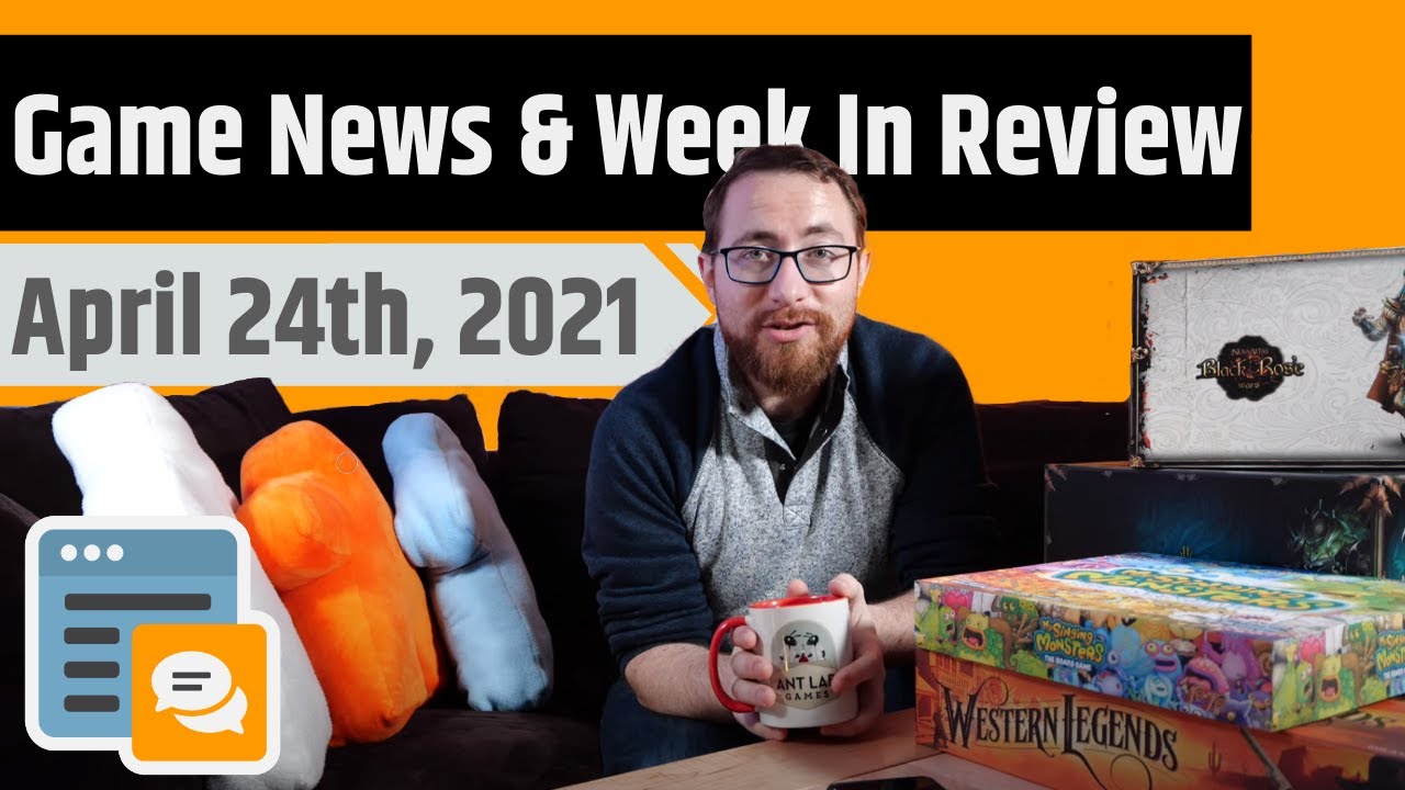 BoardGameCo News & Week in Review - Black Rose Wars, My Singing Monsters &  More! - YouTube