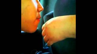 Funny Son Tried Licking His Moms Hand