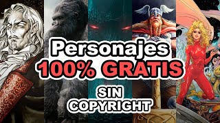 Personajes sin copyright