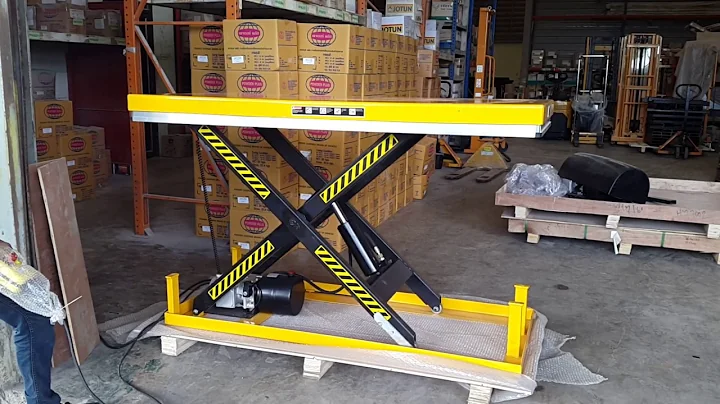 การใช้งาน X Lift ลิฟท์เทเบิ้ล ไฟฟ้า Scissor lift table By Liftkaz EP.2