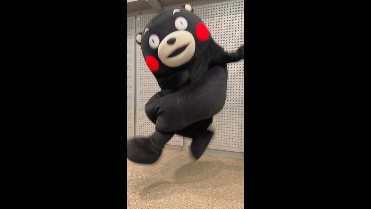 観客のレスポンスは12点？ くまモン in 令和７年度 都市の事前復興シンポジウム