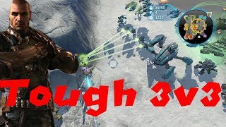 Halo Wars DE: Long Epic 3v3 on Glacial Revine vs DonatedAlienx