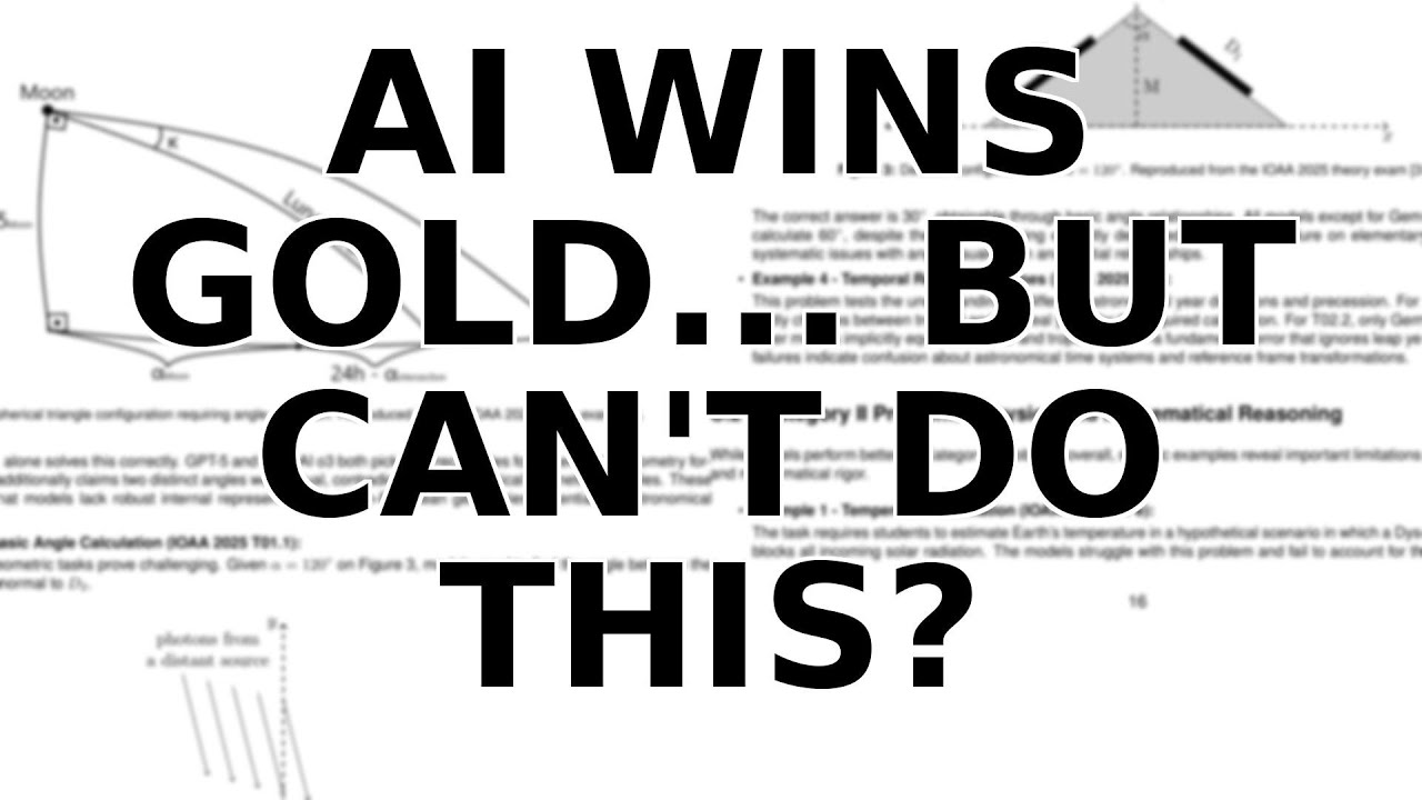 AI Beats Humans in Elite Astrophysics Olympiad... But It Has a Critical Flaw