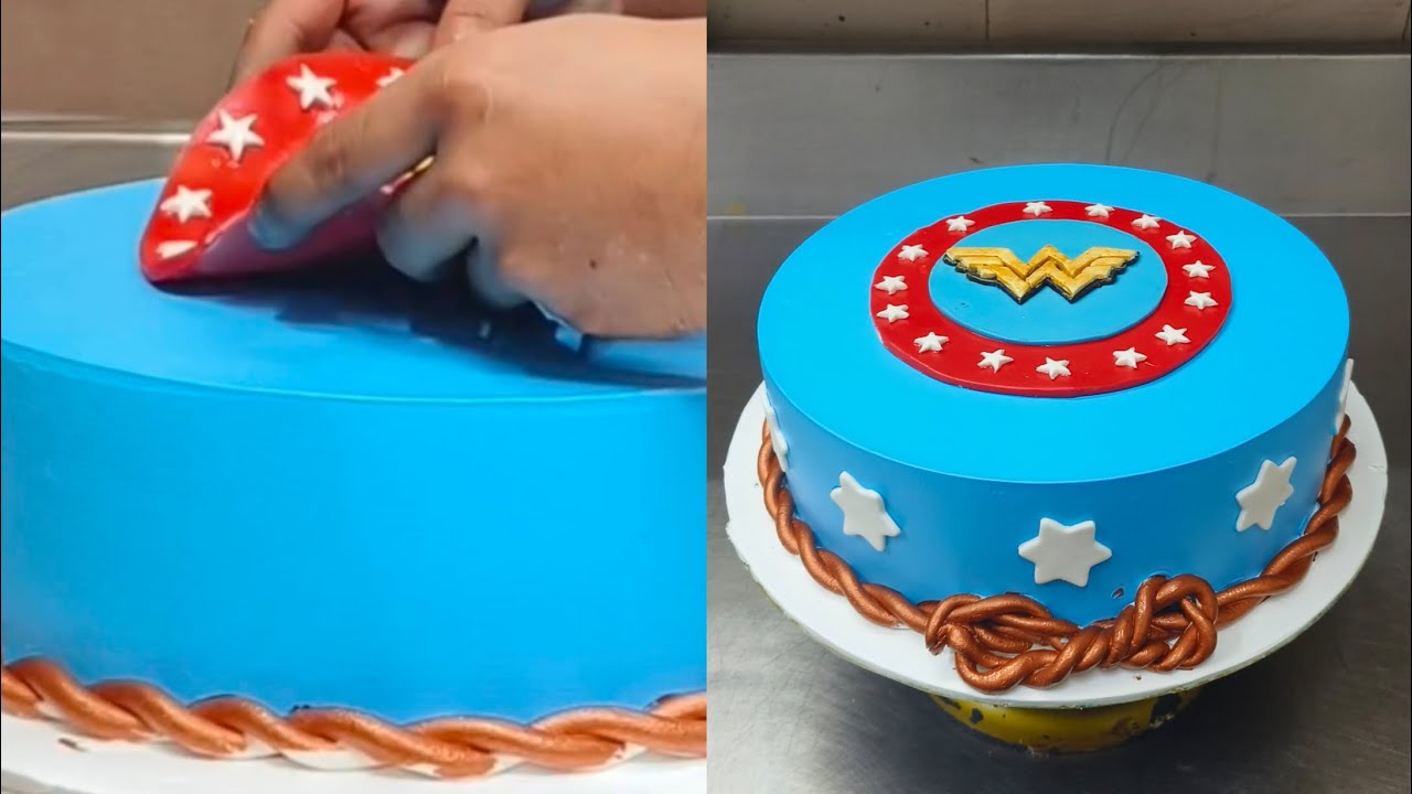 How To Make a Wonder Woman Cake 