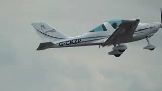 Sting Carbon S4 taking off at Shobdon Airfield