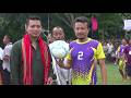 Football tournament held in memory of late teacher Manu kumar Debbarma in presence of TTAADC CEM