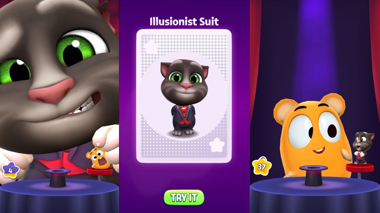 Magician New Costume Gacha | My Talking Tom 2 Vs My Talking Tom 2