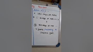 Residential Status as per Income Tax Act 1961